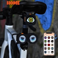 24HOME Motorcycle Bicycle Devil Eye Light Decorative Wiring-free Design Builtin Large-capacity Batte