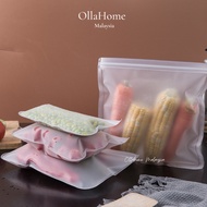 Reusable Food Storage Bag / BPA FREE Food Preservation Bag / Fridge Friendly Food Bag