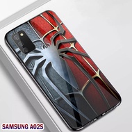 Samsung A02S - SoftCase Glass Kaca -Spiderman- S17 - Casing Hanphone - Pelindung Handphone - SoftCase Glass kaca - Samsung A02S - Case Terbaikk!!
