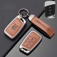 Zinc Alloy Car Key Cover For Volkswagen Golf/Golf MK7/TIGUAN/TIGUAN MK2/PASSAT/Magotan Keychain Hold