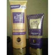 safi rania gold pembersih wajah & scrub wajah 2in1 (ready stock)