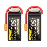 1500mAh 11.1V 100C 3S RC Lipo Battery with XT60 Plug for FPV RC Airplane Helicopter Drone Quadcopter