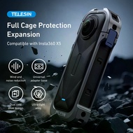 For Insta X5 X4 Camera Cage Aluminum Alloy Protective Vlogging Camera Frame Utility Frame Metal Cage