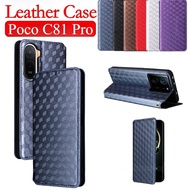For PocoPhoneC81Pro 5G Flip Leather Phone Case For Xiaomi Poco C81 Pro C81Pro C81X C 81 PocoC81 Pro 