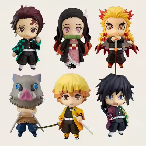 Good Smile Nendoroid Demon Slayer GSC Kamado Nezuko Tanjirou Uzui Tengen Hashibira Inosuke Agatsuma 