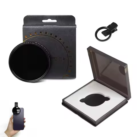 ZOMEI 52mm ND2-ND400 Ultra-thin Phone Camera Lens Professional Circular 52mm Polarizer Filter for Sm