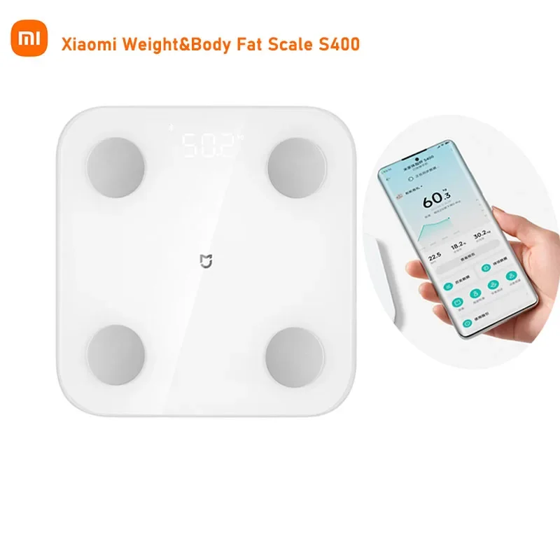 เครื่องชั่งน้ำหนักอัจฉริยะสำหรับห้องน้ำ Xiaomi Mi ของแท้น้ำหนัก2ระดับควบคุมด้วยแอป
