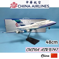 48cm China Airlines B747 China Big Aircraft Kapal Terbang Besar