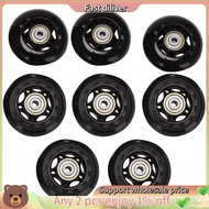 8 Pack Inline Skate Wheels, Indoor/Outdoor Roller Skate Wheels, Replacement Wheels with Bearing 64mm