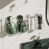 Toilet Toothbrush Toothpaste Comb Rack Suction Cup Perforation-Free Wall-Mounted Bathroom Washstand 