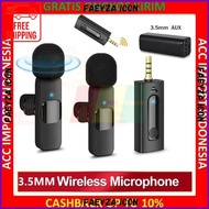 Microphone Mic Clip On Lavalier Vlogger Jack Micro Usb Wireless Hp Terbaik Dikelasnya