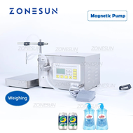 ZONESUN Liquid Filling Machine ZS-MP251Wปั๊มแม่เหล็กกรดรุนแรงLiquidน้ำมันที่กินได้เหล้าบรรจุและเครื่