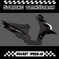 STIKER UV STRIPING STICKER MIO SOUL MX ZR ORIGINAL TRANSPARAN THAILAND VIRAL KEREN PREMIUM TRANSPARA