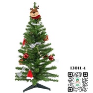 13011-4 3ft Pine Tree Christmas With Festival Decoration