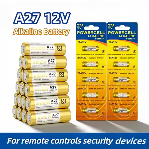 10-30PCS A27 12V Alkaline Battery MN27 27A G27A VR27 for Doorbells Remote Car Keys Walkman MP3