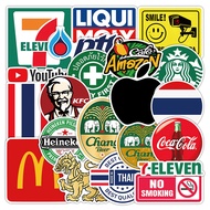 thailand logo Stickers National Flag 711 Famous Brand Large Size 7-10 Cm Waterproof Thai Sticker 25 