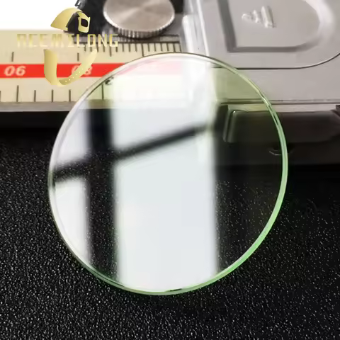 Mineral Watch Lens For Rolex MILGAUSS 116400 Green Crystal Smooth Round Watch glass Watch Accessorie