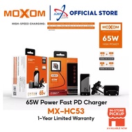 Moxom Mx-Hc53 65W Power Fast Pd Charger - Black