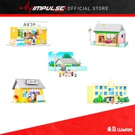 Wekki Block Chibi Maruko-chan Series - 516401 House / 516408 Sweet Shop / 516409 Grocery Shop / 5164