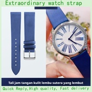 Silk Genuine Leather Watch Strap For OMEGA DE VILLE JAEGER-LECOULTRE RENDEZ-VOUS CHOPARD HAPPY DIAMO