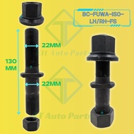 Hub Bolt With Nut / Hab Bolt (22MM x 130MM) (Rear / Belakang) Treler Fuwa ISO Black Skru Tayar [BC-F