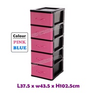 5 Tier Plastic Drawer / Cabinet / Storage Cabinet / Drawer / Laci
