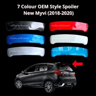 Perodua Myvi G3 Spoiler (2018 2019 2020) OEM Gear Up Style ABS with Paint