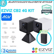 Ezviz CB2 4G 3MP Battery Powered Two Way Talk Motion Detection Smart Home Security CCTV 4G LTE Camer