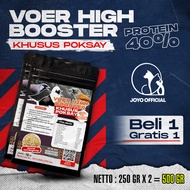BELI 1 GRATIS 1 MAKANAN BURUNG POKSAY JUARA LOMBA | VOER HIGH BOOSTER  PROTEIN 40% ( KHUSUS POKSAY )