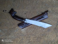 GOLOK KERJA BAJA PER PATIMURA UKIR MACAN
