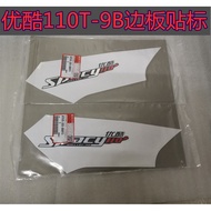 [Motorcycle Accessories] Wuyang Honda Kunishi New Yoku WH110T-9B Side Plate Version Decal Scooter St
