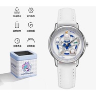 Authentic ZGO Sanrio * Pochacco Leather Stainless Watch