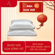 Feather SILK pillowcase (40x60, 50x70), premium feather SILK pillowcase (35x100) Amity Bedding