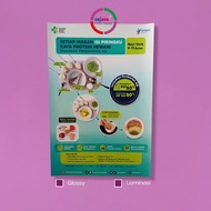 My Plate-Filled Poster for Babies 9-11 Months | Nutrition Poster - My Plate Contents