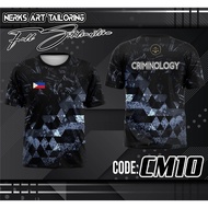 ee Custom Name 2026 New Full Sublimation Criminology T-Shirt for Men Streetwear Trendy Clothing Casu
