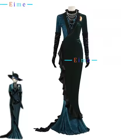 Giorgina Leech Jade Floyd Mother Cosplay Costume Twisted Wonderland Dress Halloween Party Suits Role