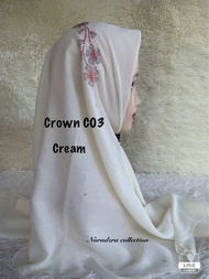 Tudung bawal Crown C03