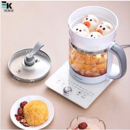 Little Pumpkin 24 Functions Glass Health Pot Cooker with Steamer and Flower tea filter