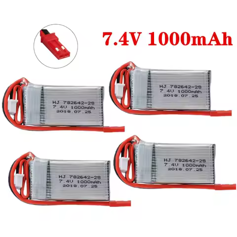 7.4v 1000mah Lipo Battery For Mjxrc X600 Upgrade 2s 1000mah 25c 782642 Lipo Battery For Toys Remote