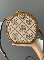 รับประกันแท้💯 งานshop  T monogram  jacquard circle bag 88487