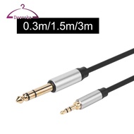 [deevoka] 3.5mm to 1/4 inch Stereo Audio Cable Headphone Adapter 3.5 mm 1/8 inch Male to
