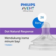 Philips Avent Baby Nipple Natural Response Milk Bottle 1M+ - Avent Natural Response Nipple