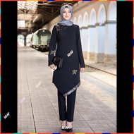 Korea Baju Raya 2022 Jubah Dress Muslimah Suit Abaya Seluar Baju Kurung Moden Plus Size Blouse Kebaya Melayu Kaftan Wanita 44 3 COD