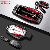 Mercedes Benz Car Key Case Cover Racing style Zinc Alloy Car Key Shell Smart Key Full Wrap Protector
