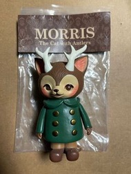 Morris 角貓 綠色 Sofubi