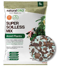 CHEAPEST WHOLESALE 5L NaturalGro Super Soilless Mix Aroid Plants for Monstera Philodendron Anthurium Alocasia Caladium Pothos
