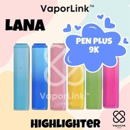 【100% ORIGINAL】LANA PEN PLUS 9K Highlighter Pen School Office Stationery Plus Art Colorful LANA Text