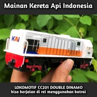 New! Mainan Kereta Api Miniatur Lokomotif Cc201 Double Dinamo - Bibam