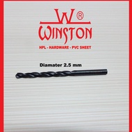 Mata Bor Besi Baja Aluminium Winston 2.5 mm for BOSCH MAKITA surabaya