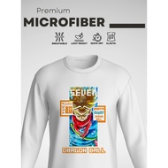 MICROFIBER DRAGON BALL jersey baju pancing muslimah motor sport man long sleeves tshirt lelaki jersi